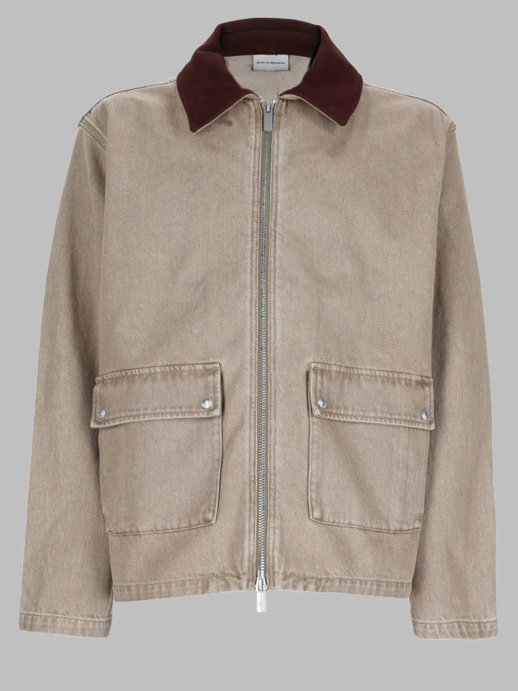 GIACCA IN DENIM CON ZIP