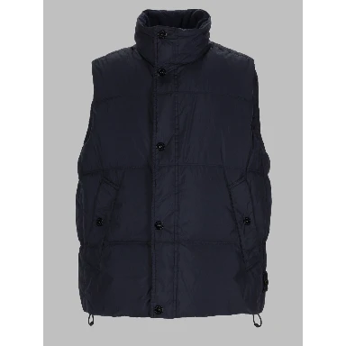 GILET IMBOTTITO IN PIUMA RESISTENTE AL VENTO CON ANTIGOCCIA