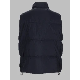 GILET IMBOTTITO IN PIUMA RESISTENTE AL VENTO CON ANTIGOCCIA