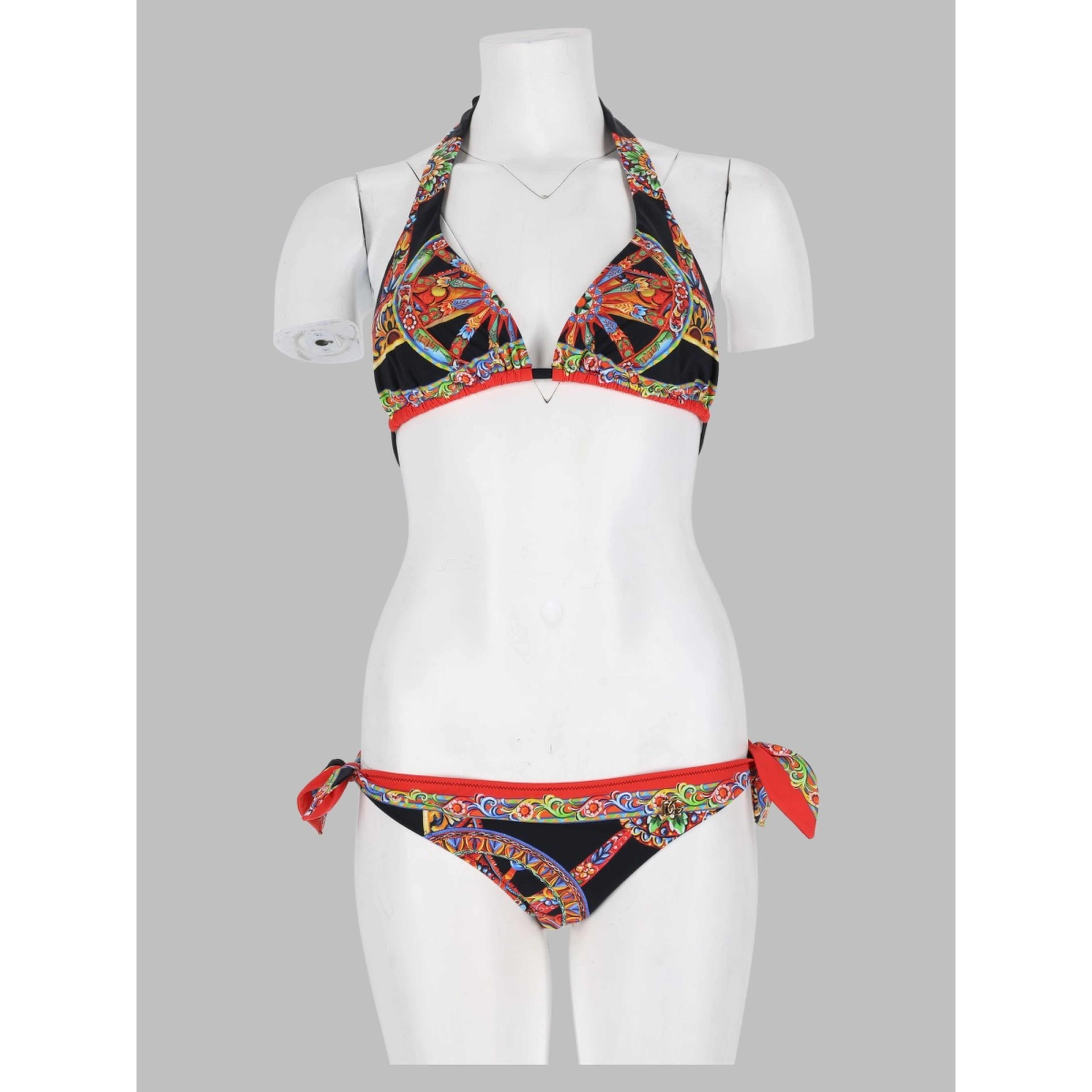 Bikini a triangolo con stampa