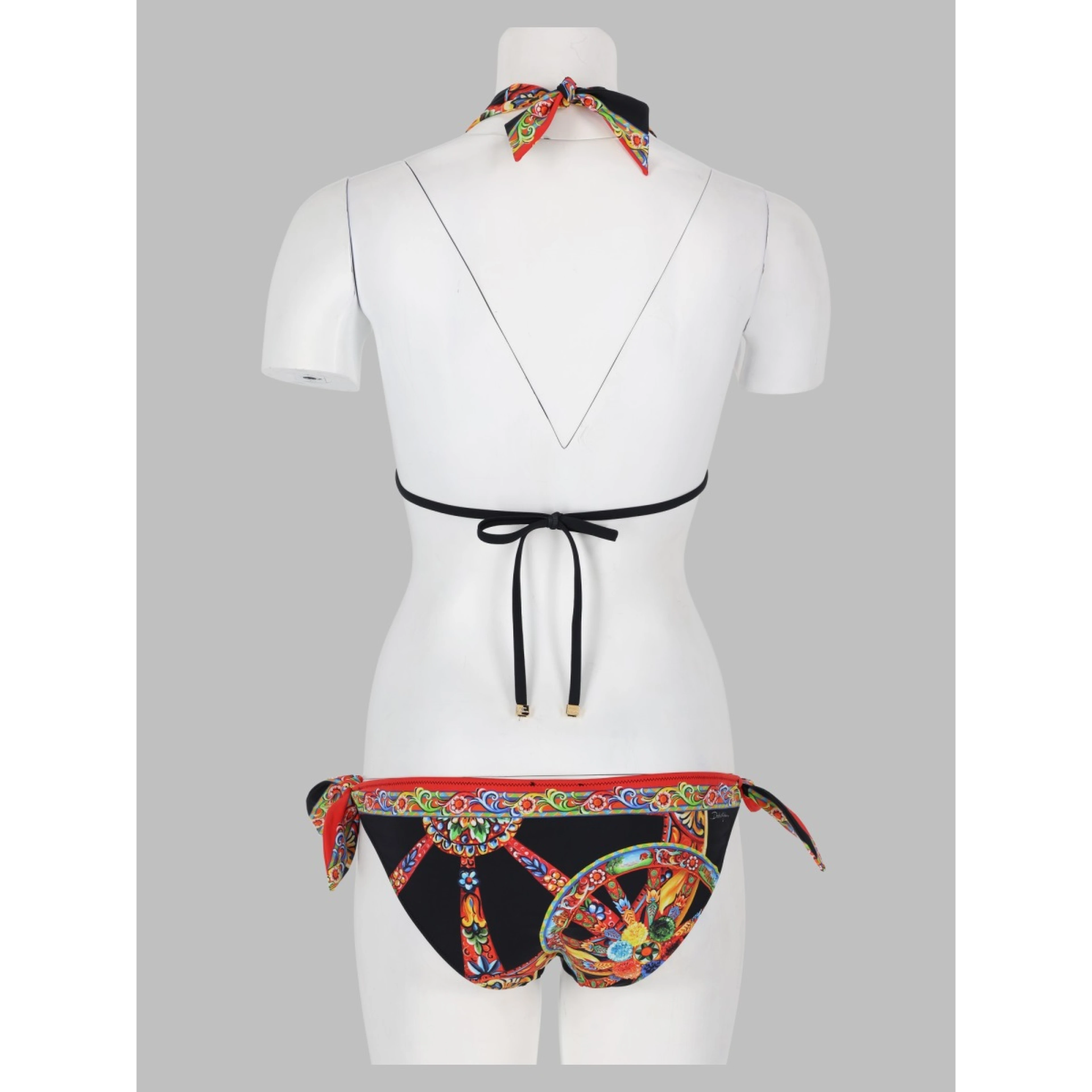 Bikini a triangolo con stampa