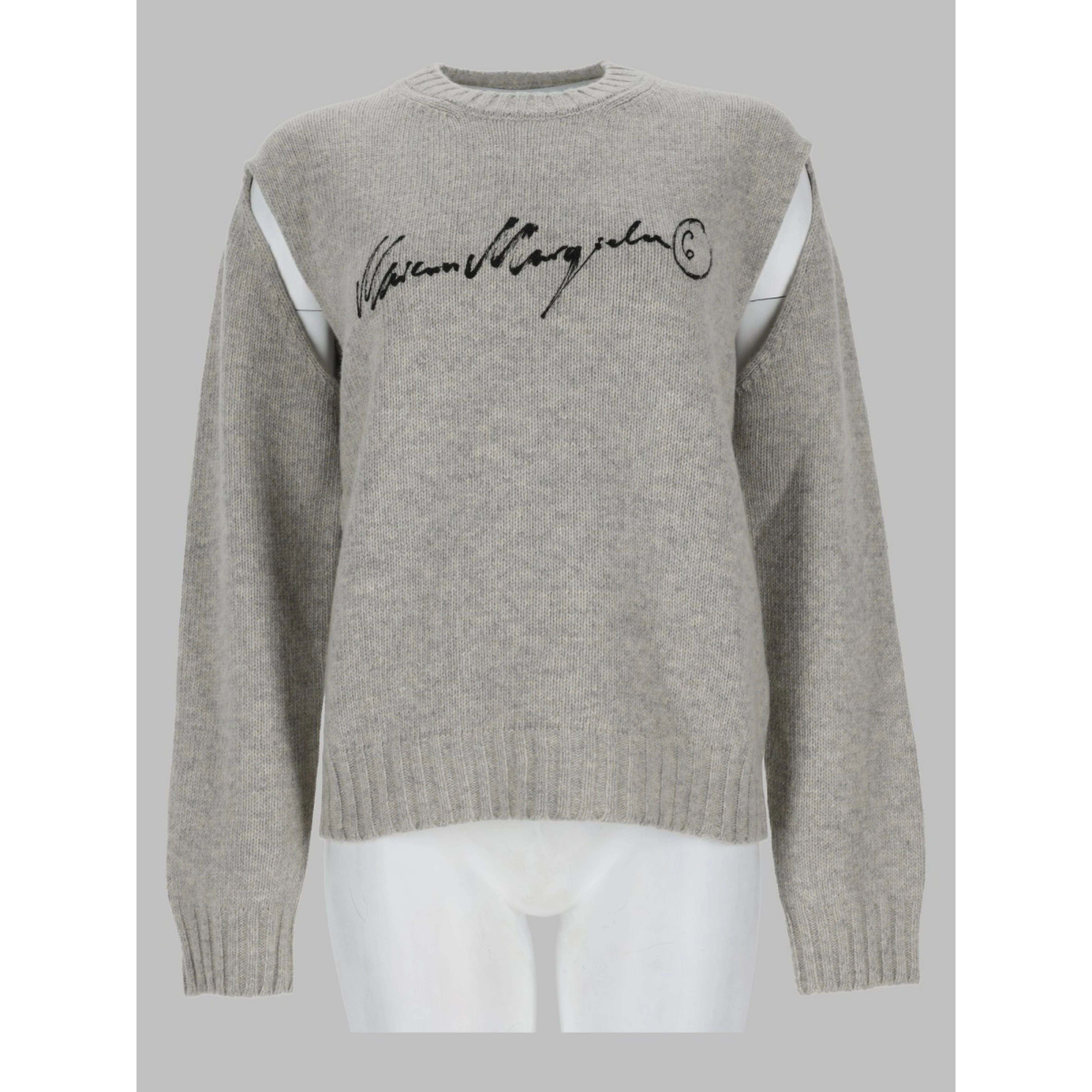 maglia in lana con logo