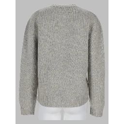 maglia in lana con logo