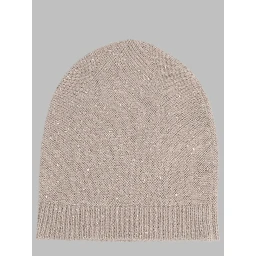 berretto in lana, seta e cashmere