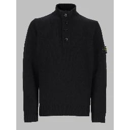 Maglia Con Bottoni E Patch Logo