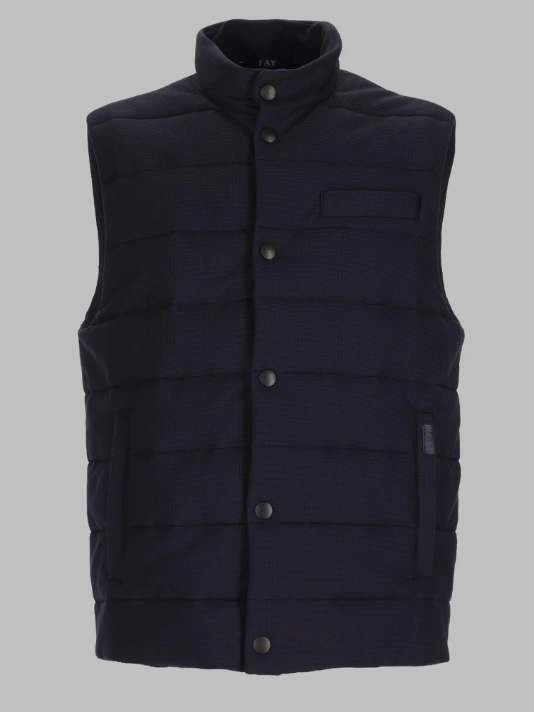 GILET IN JERSEY TECNICO TRAPUNTATO
