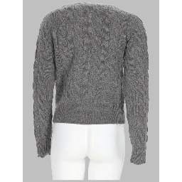 CARDIGAN A TRECCE CON LOGO