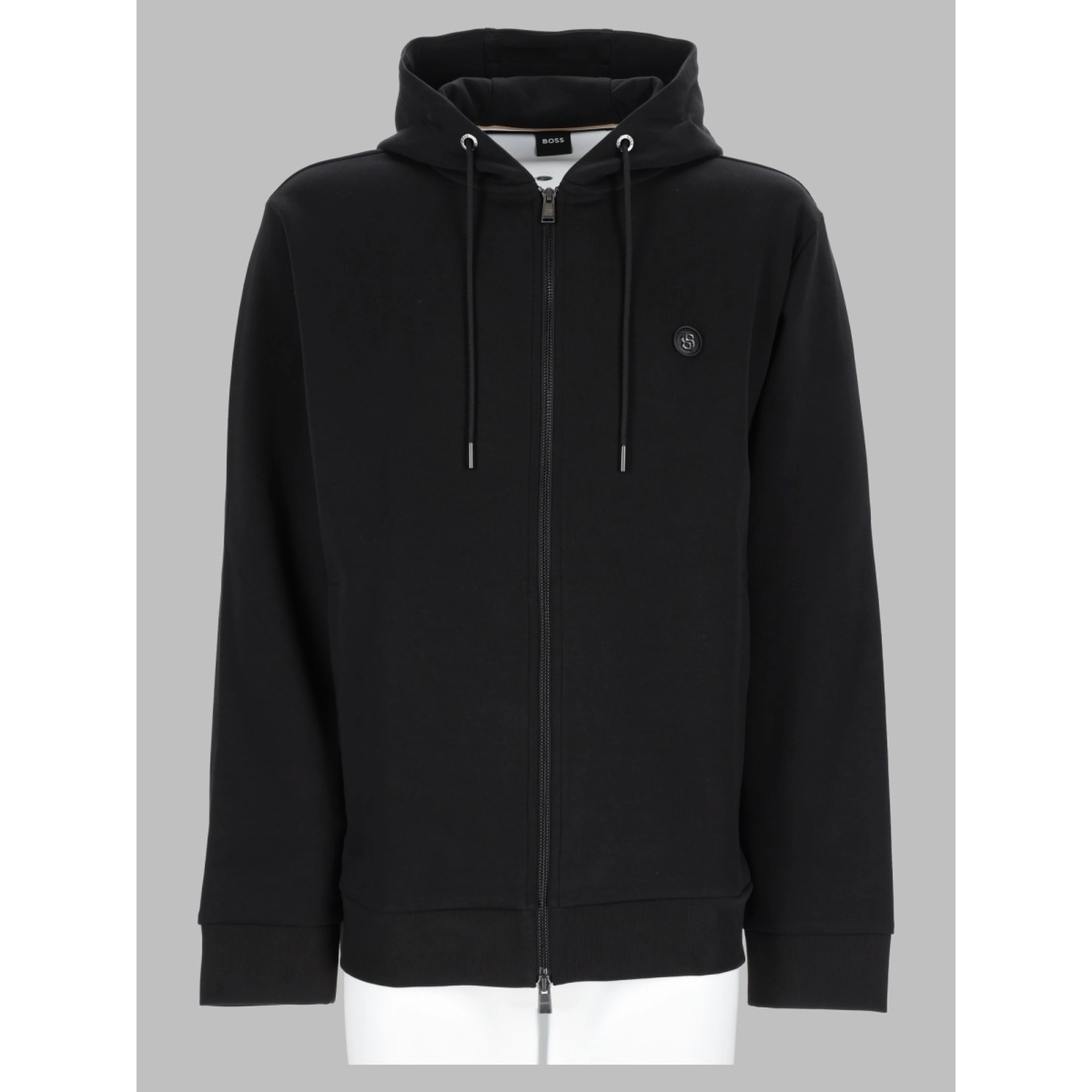 FELPA CON ZIP E CAPPUCCIO