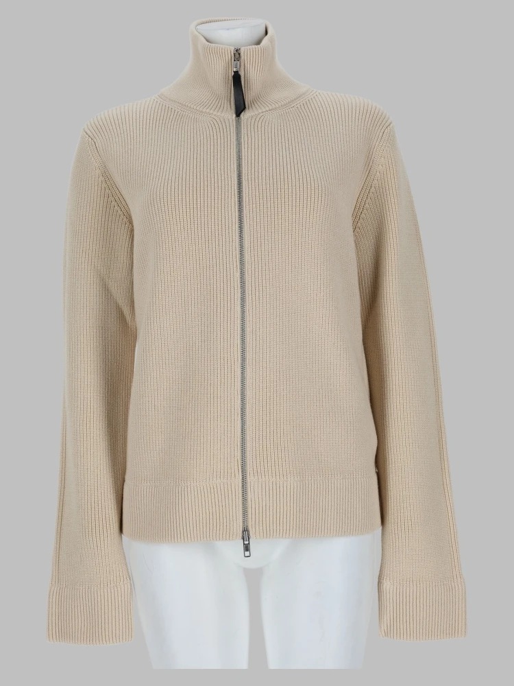 cardigan con zip