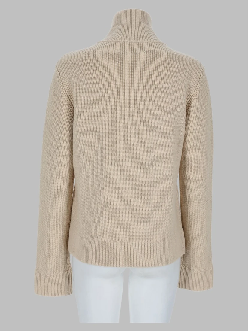 cardigan con zip