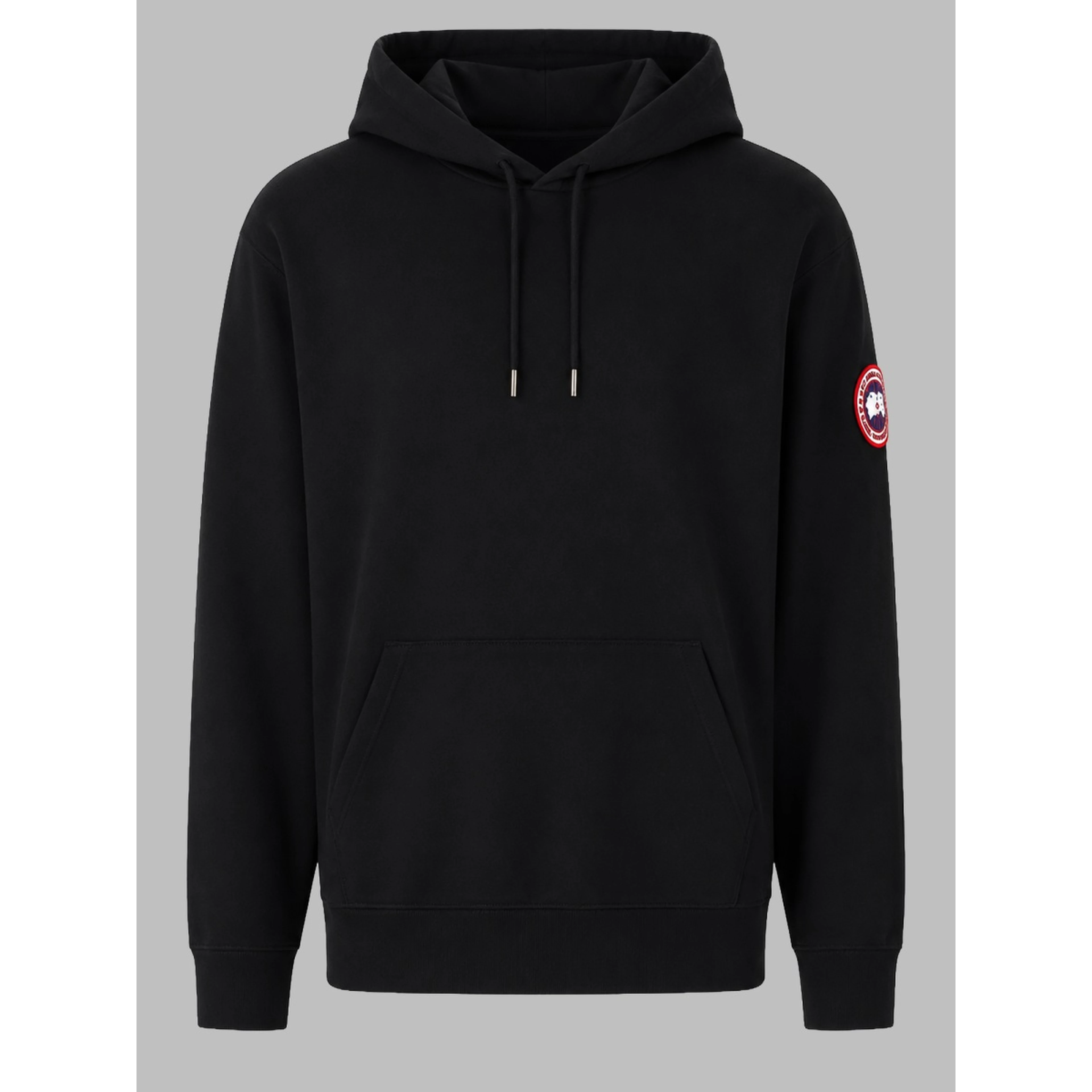 FELPA CON PATCH LOGO E CAPPUCCIO
