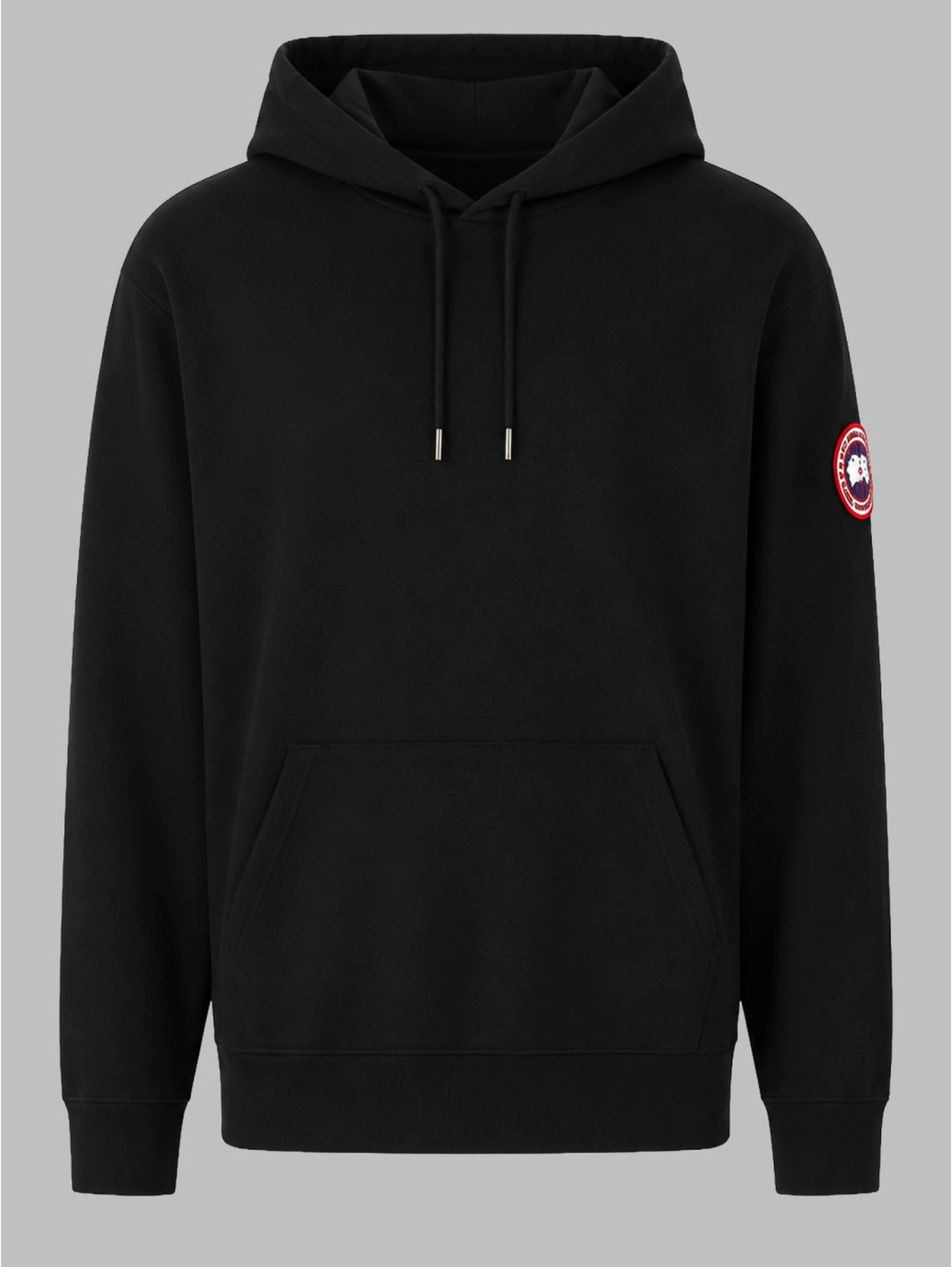 FELPA CON PATCH LOGO E CAPPUCCIO