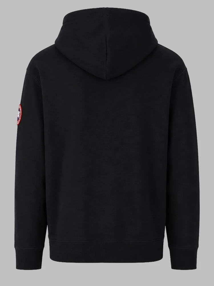 FELPA CON PATCH LOGO E CAPPUCCIO alternative
