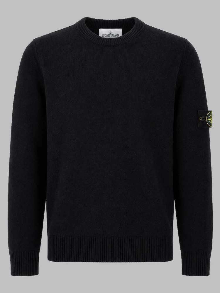MAGLIA IN LANA CON PATCH LOGO
