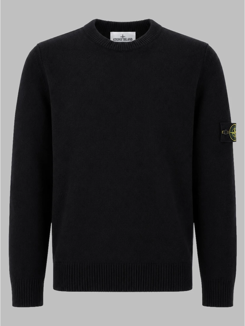 MAGLIA IN LANA CON PATCH LOGO