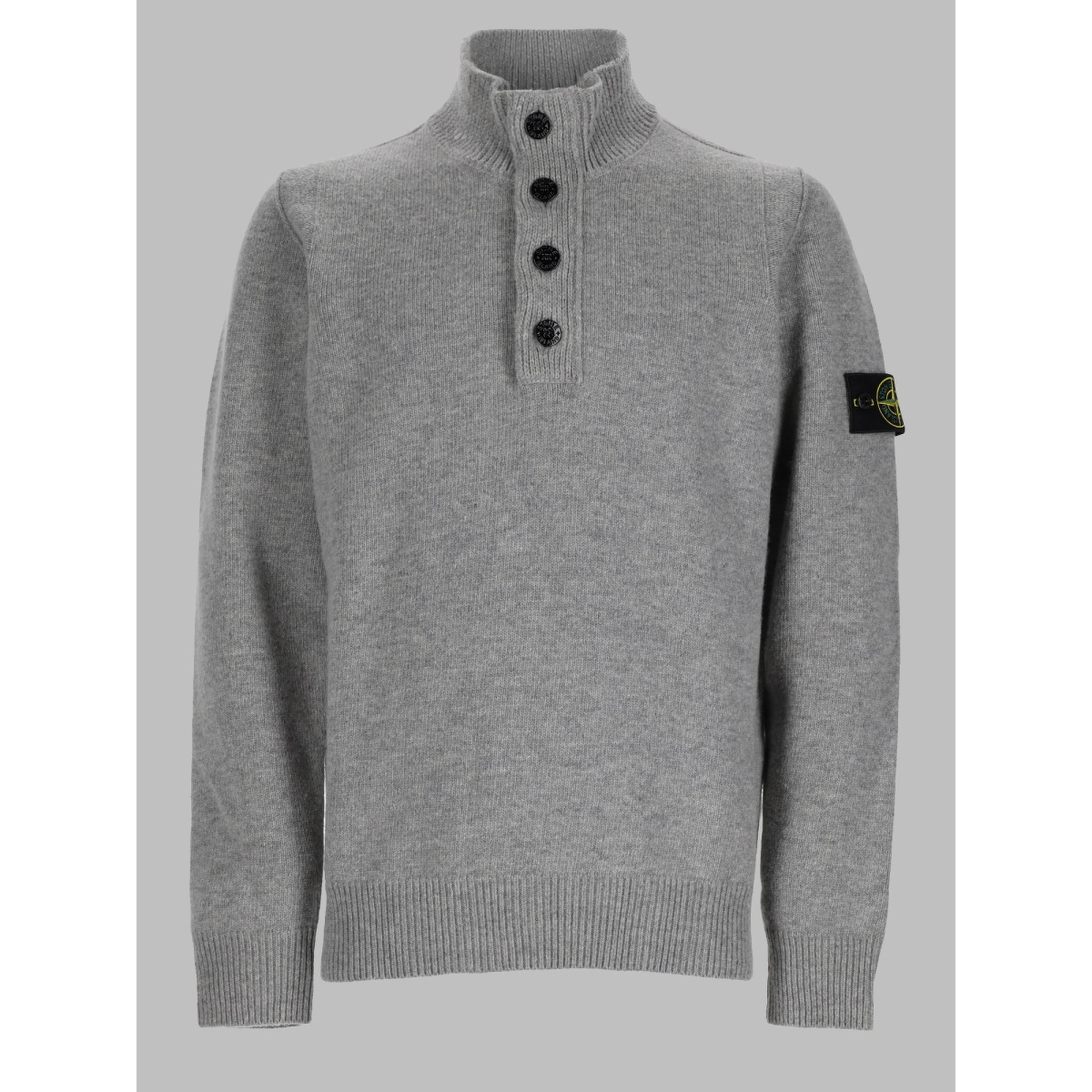 MAGLIA CON BOTTONI E PATCH LOGO