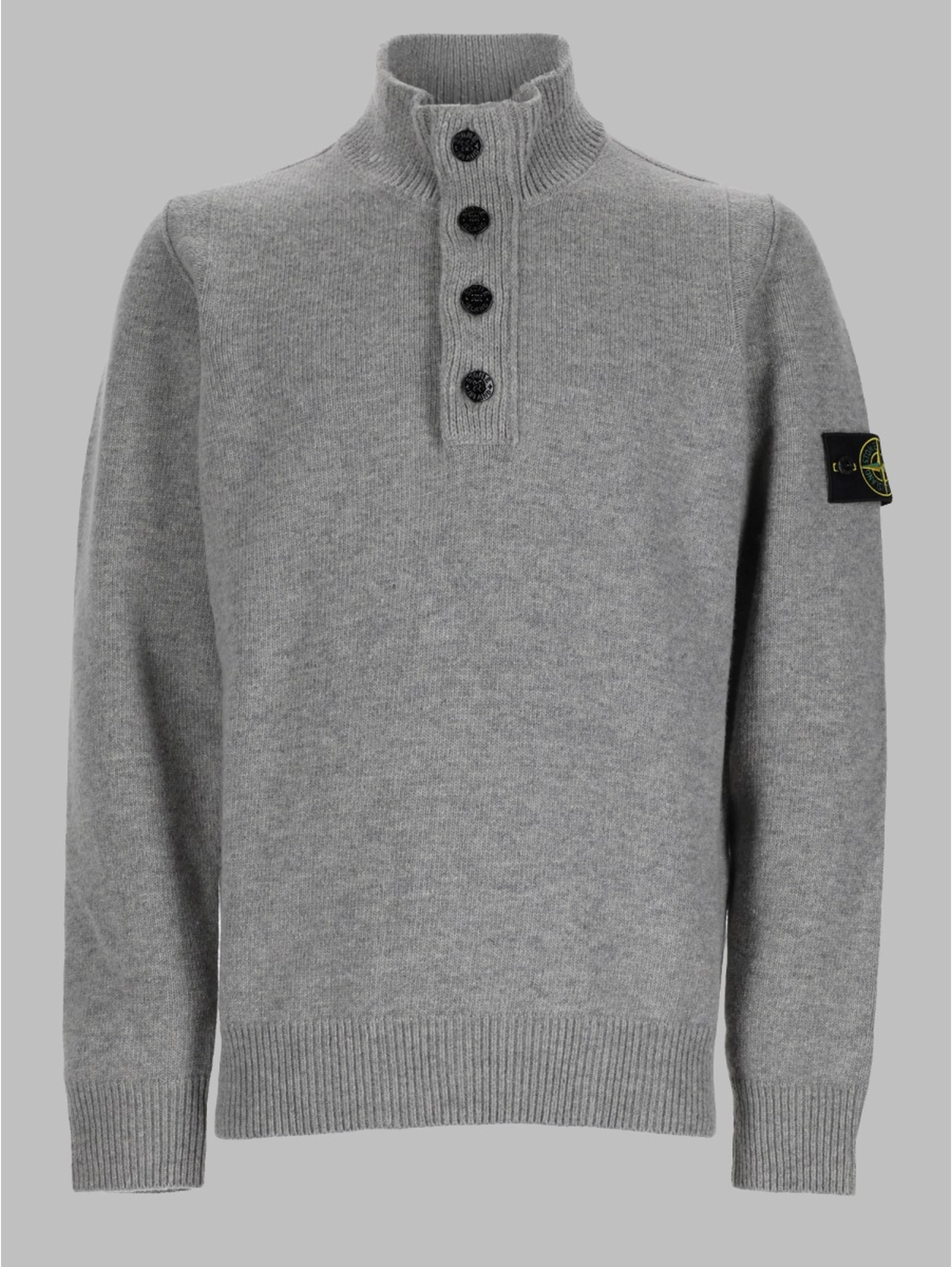 MAGLIA CON BOTTONI E PATCH LOGO