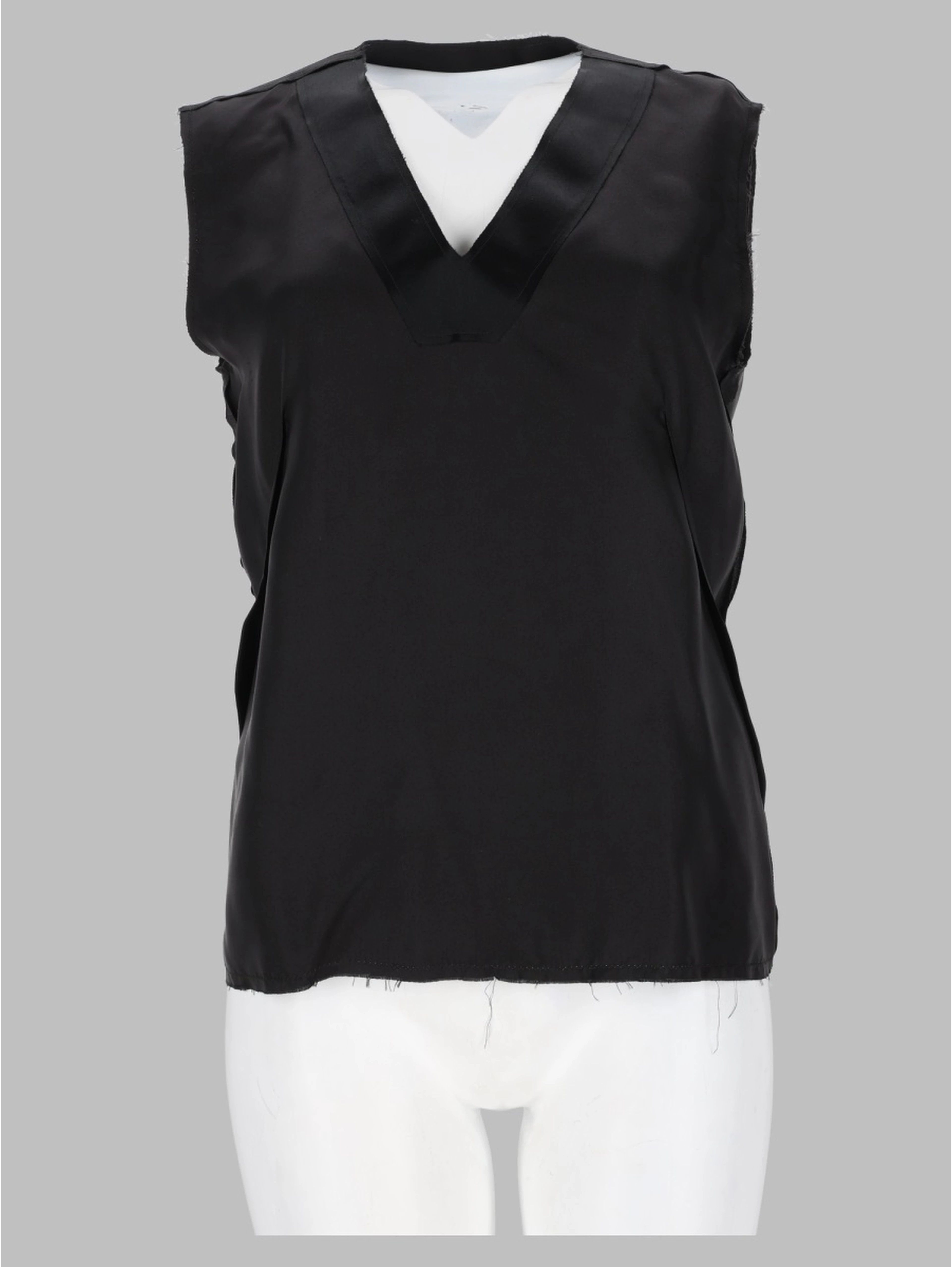Top In Seta Con Scollo A V