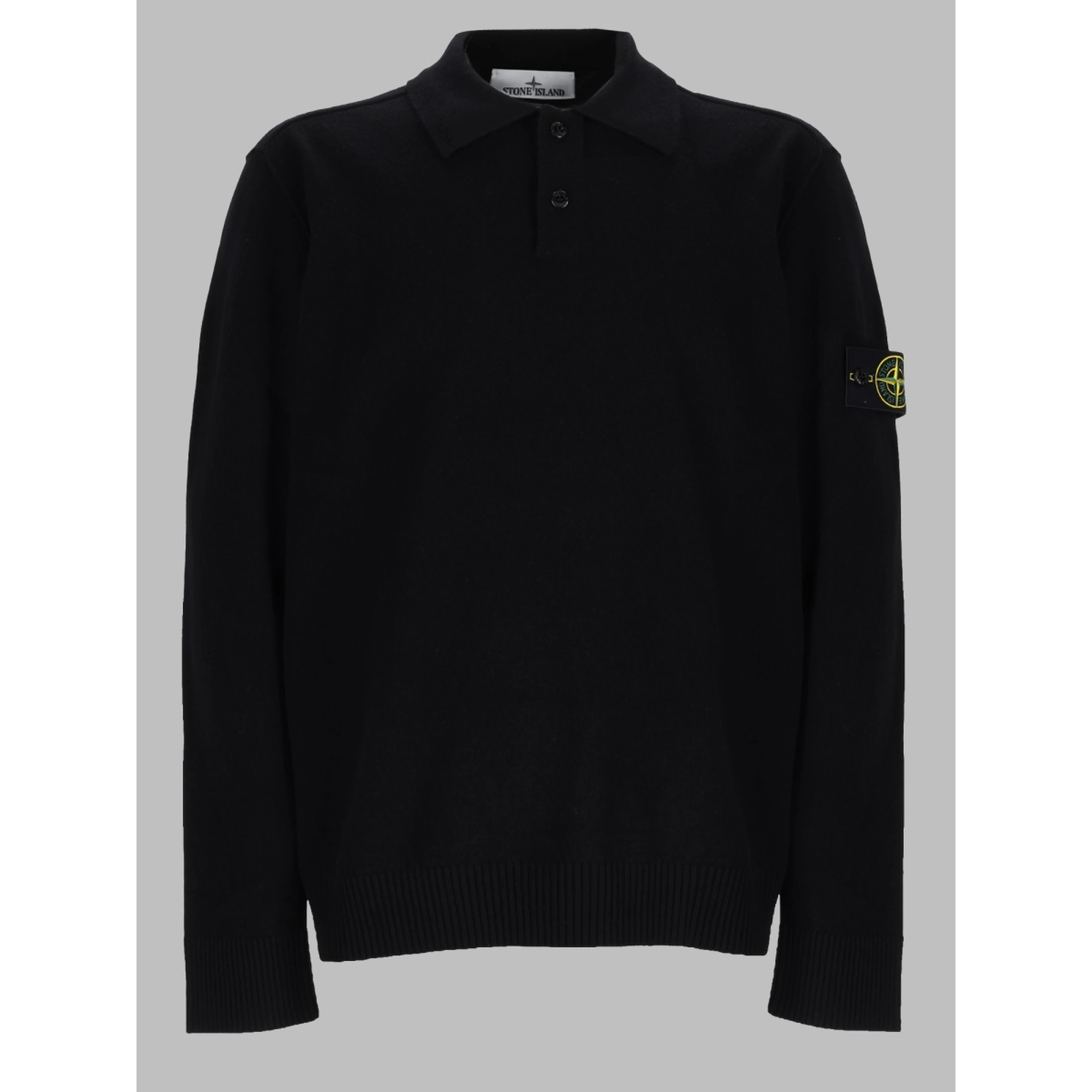 POLO IN MAGLIA CON PATCH LOGO