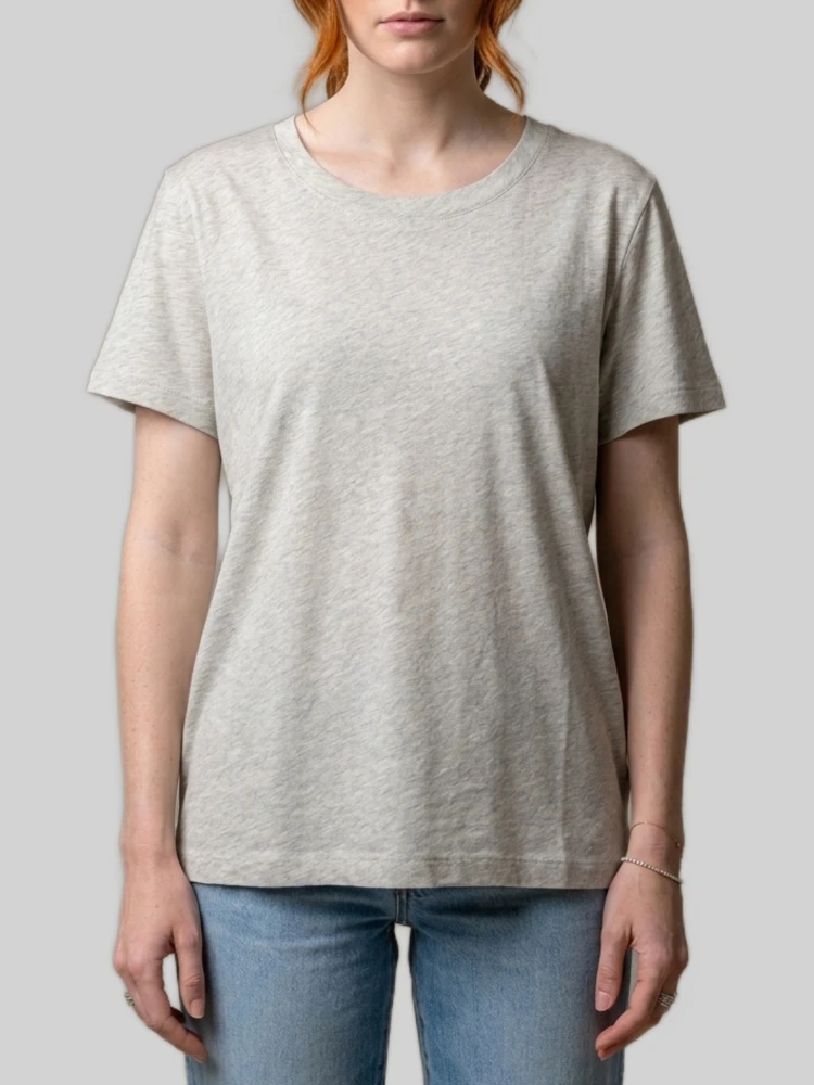 Light gray melange Dera T-shirt