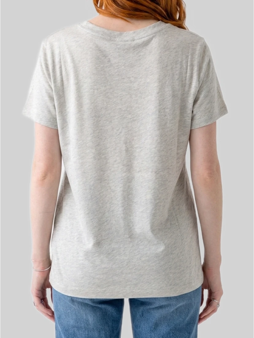 Light gray melange Dera T-shirt
