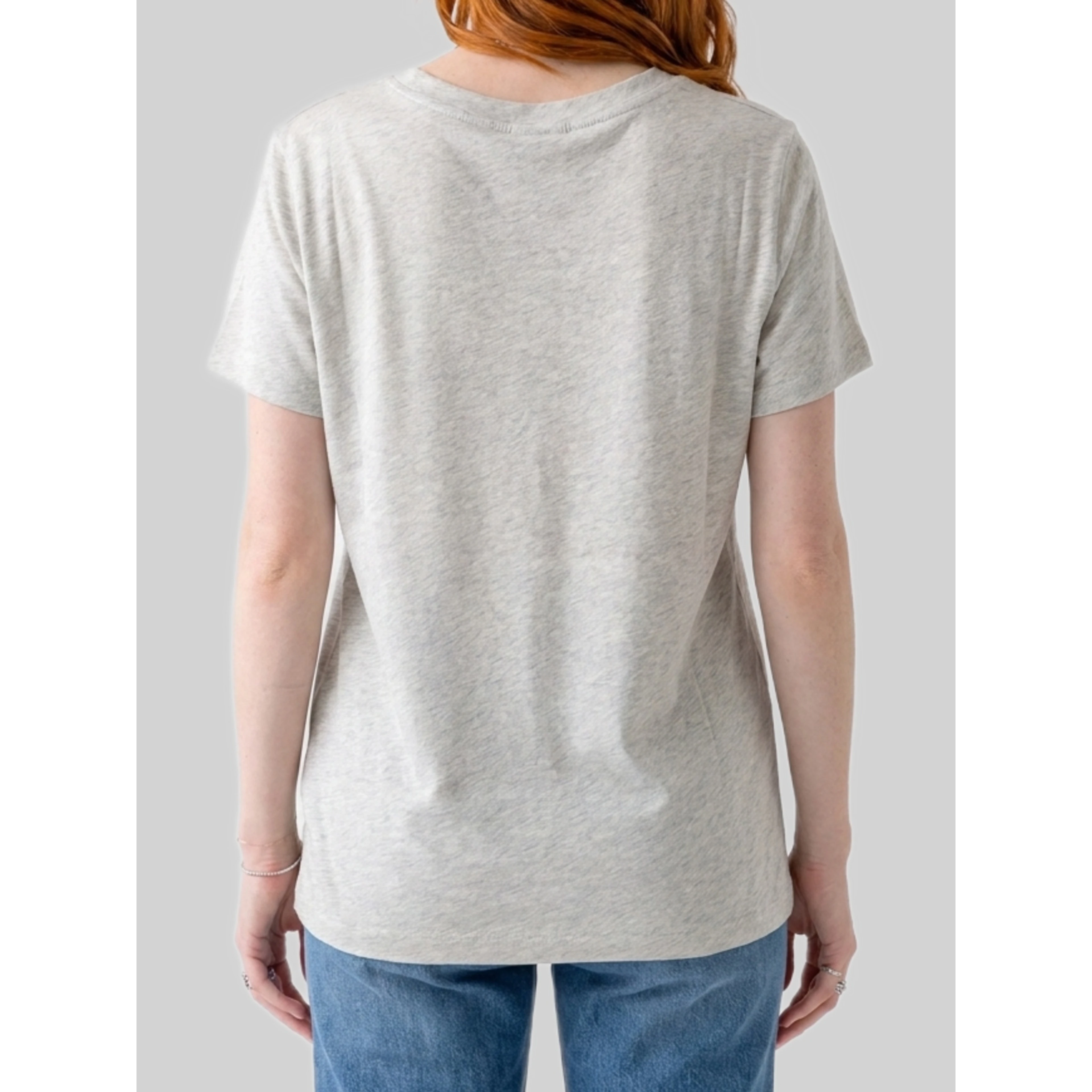 Light gray melange Dera T-shirt