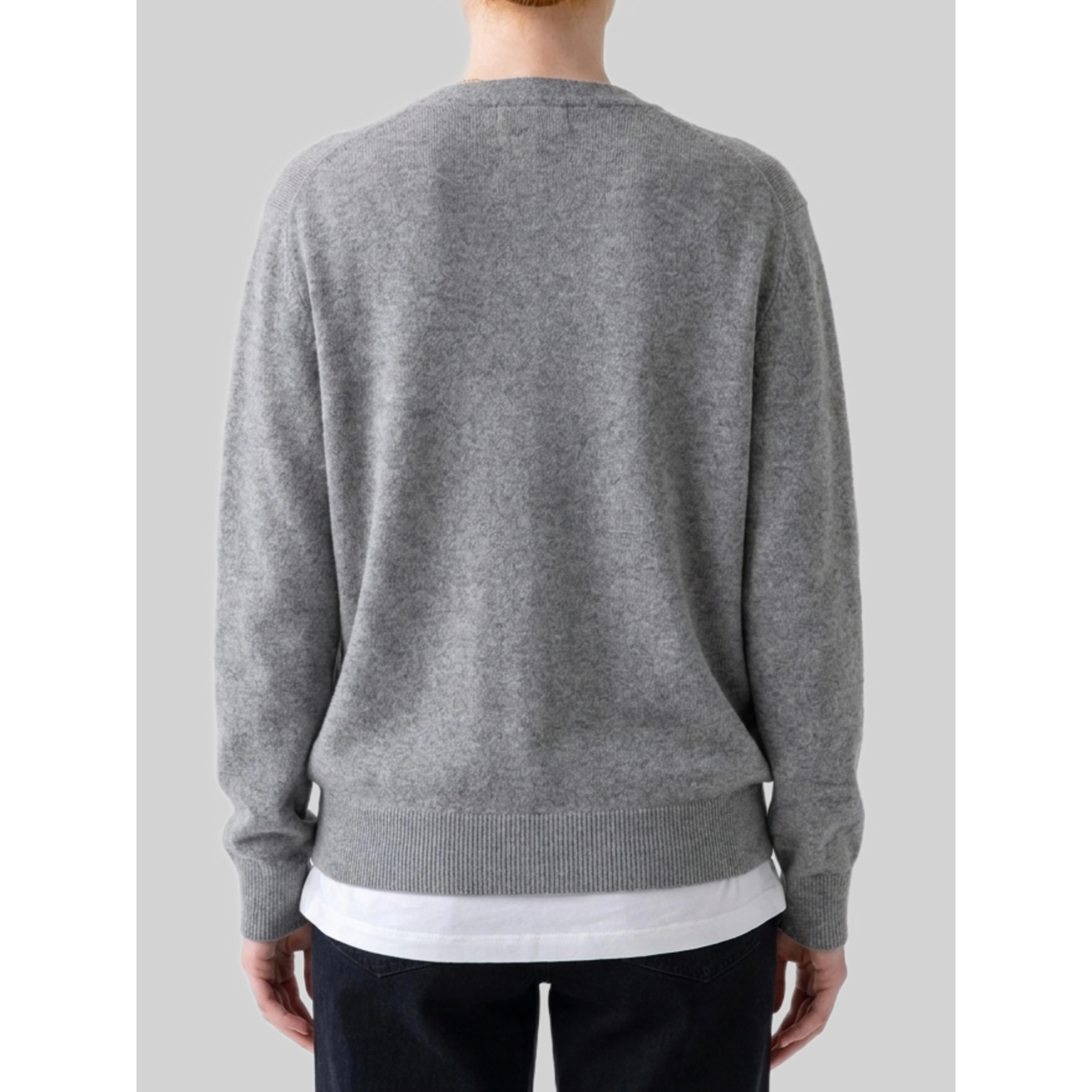 Light gray melange Phora sweater