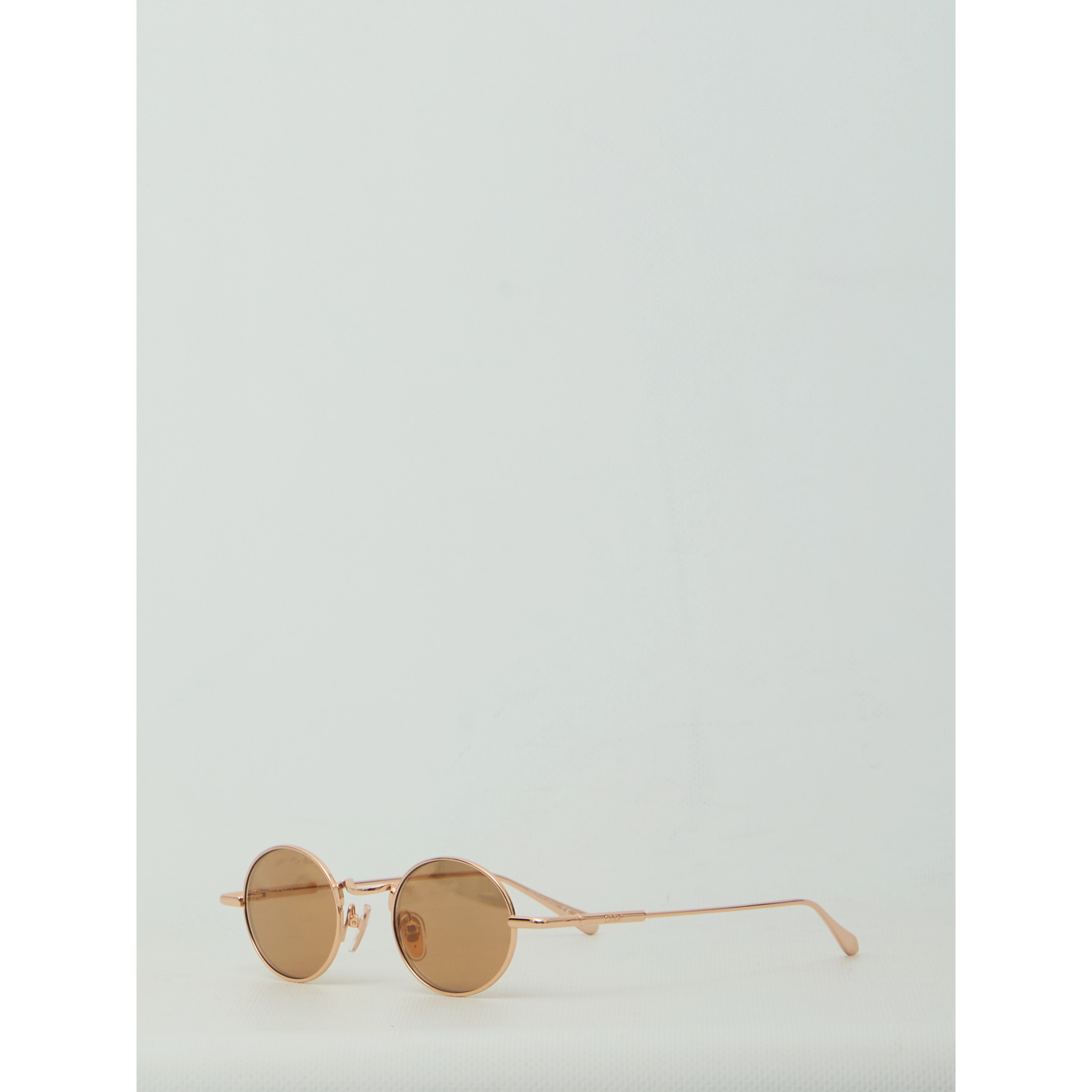 Pink round sunglasses