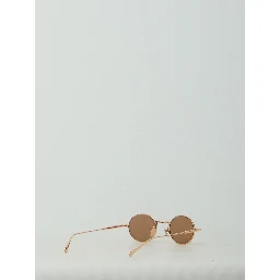 Pink round sunglasses