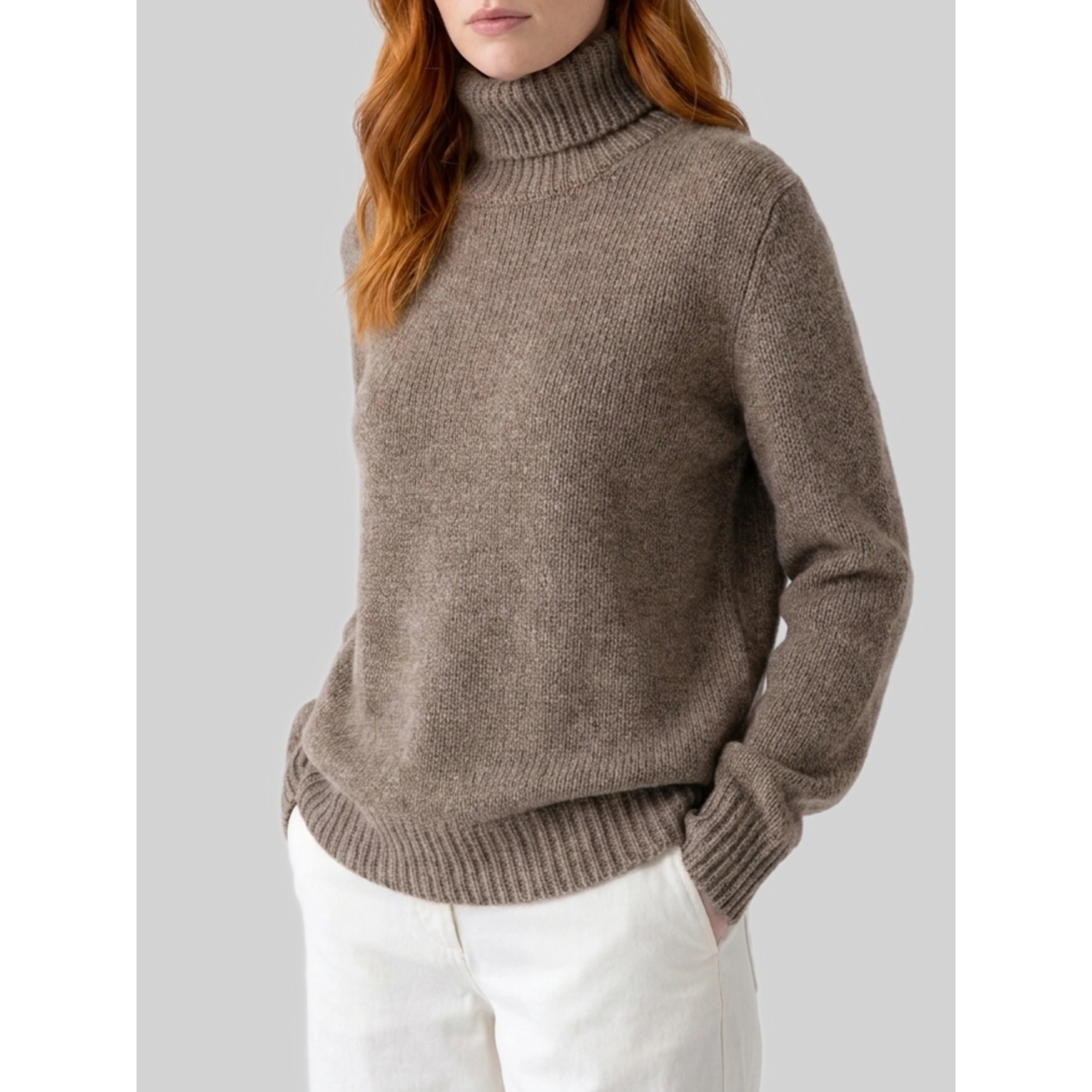 Taupe grey Plira sweater