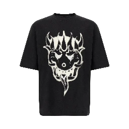 Black Cotton T-Shirt