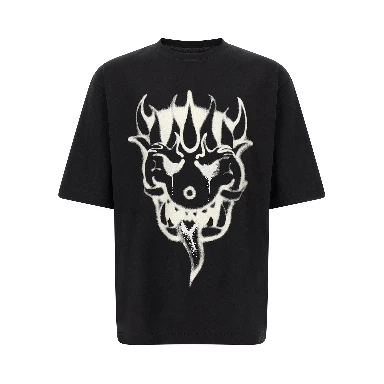Black Cotton T-Shirt