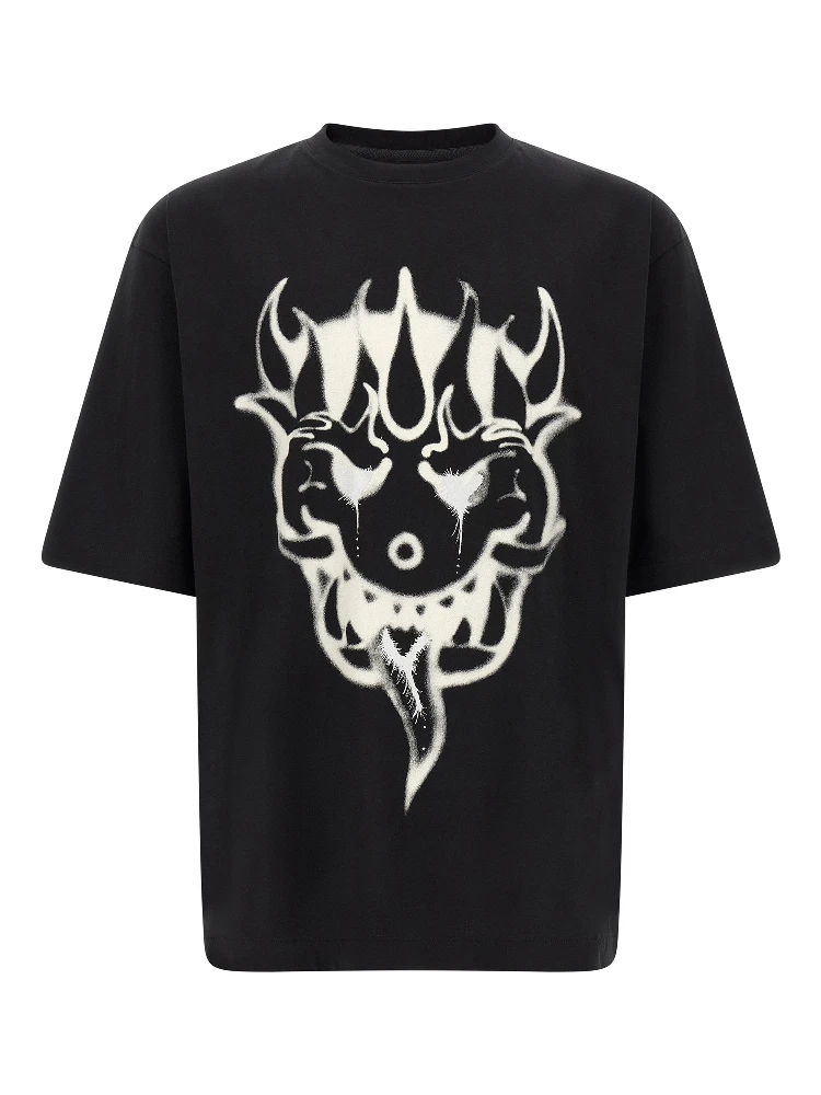 Black Cotton T-Shirt