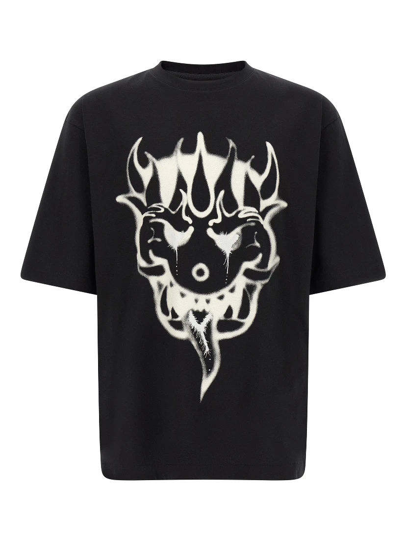 Black Cotton T-Shirt