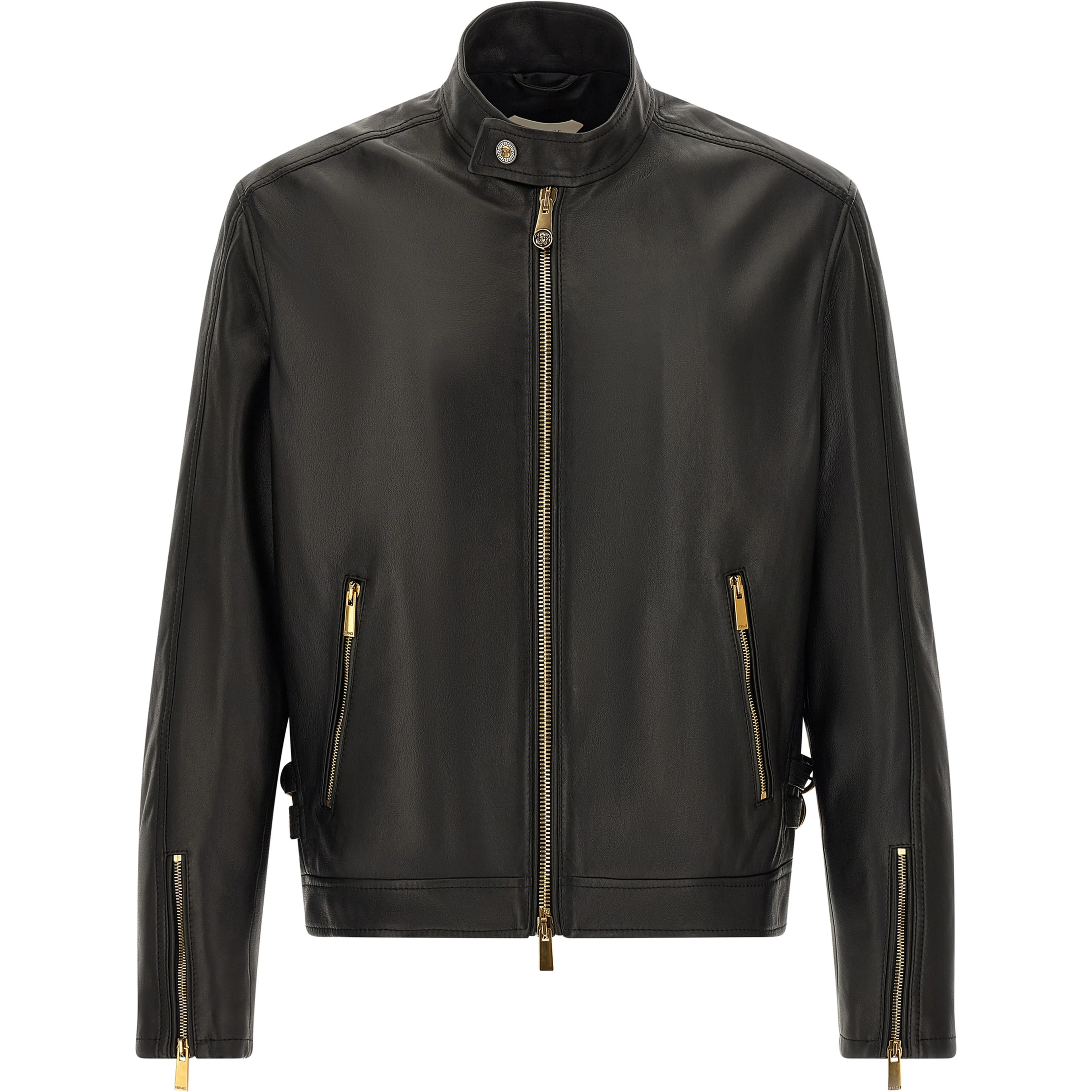 Black Lamb Leather Leather Jacket