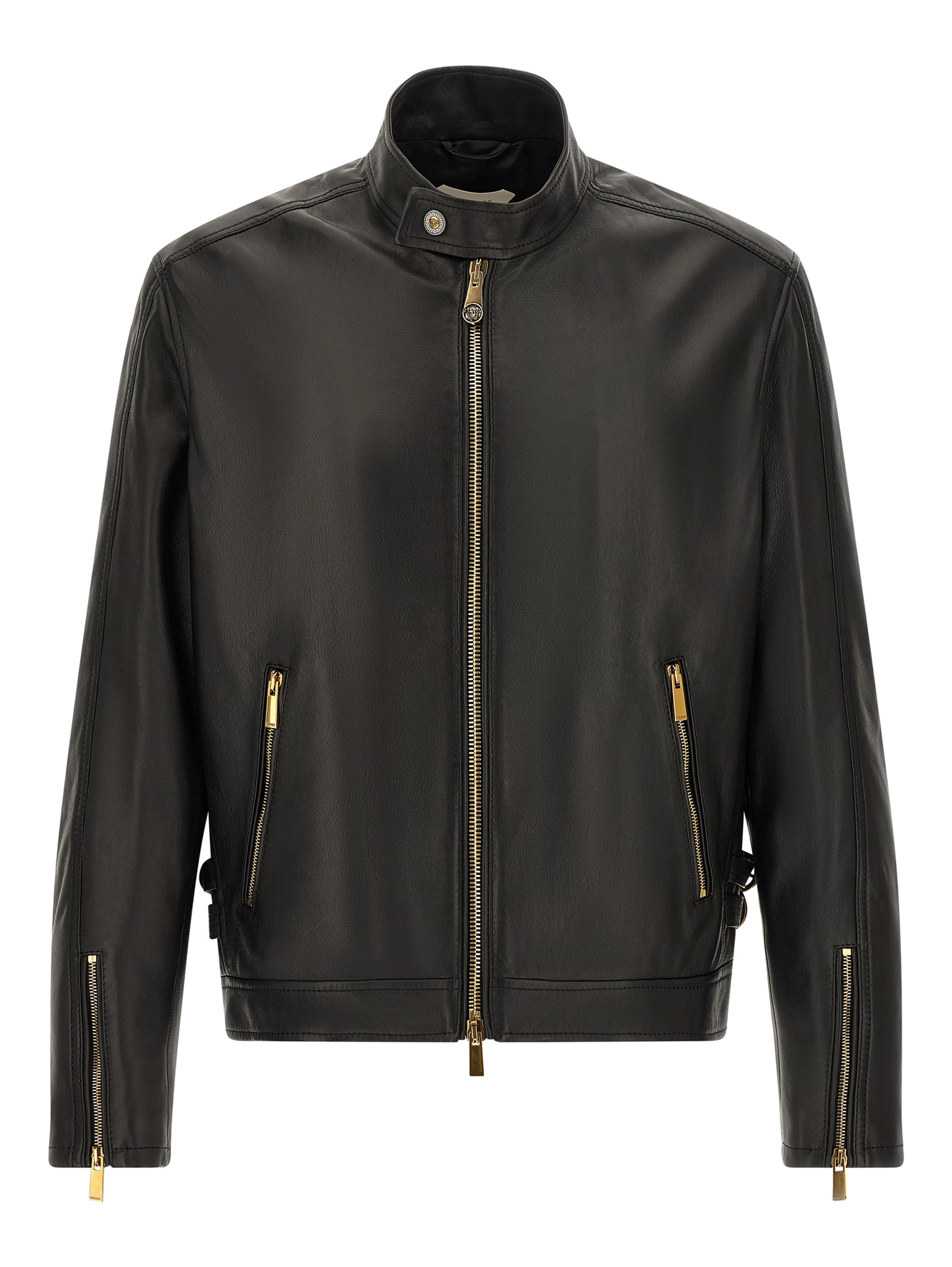 Black Lamb Leather Leather Jacket