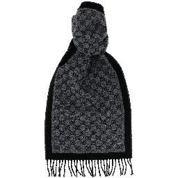 Gray Wool Scarf