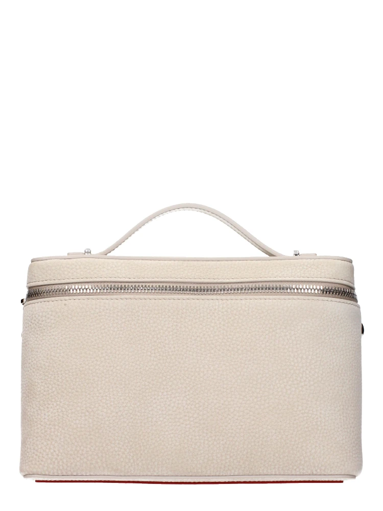 Beige Leather Handbag