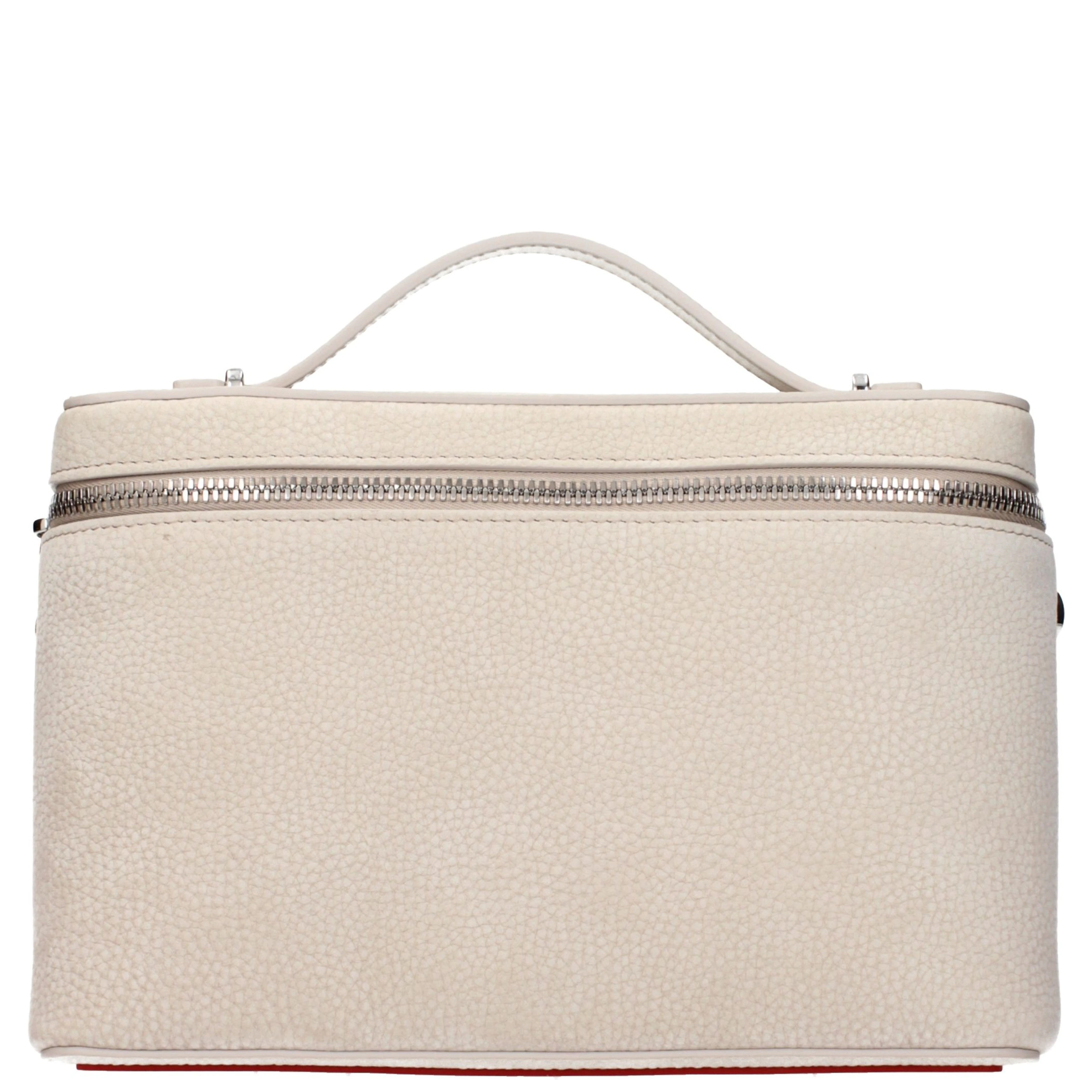 Beige Leather Handbag