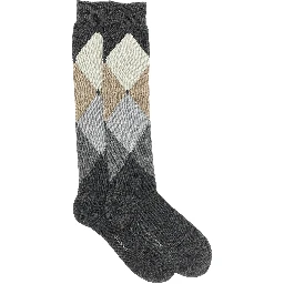 Gray Cotton Socks