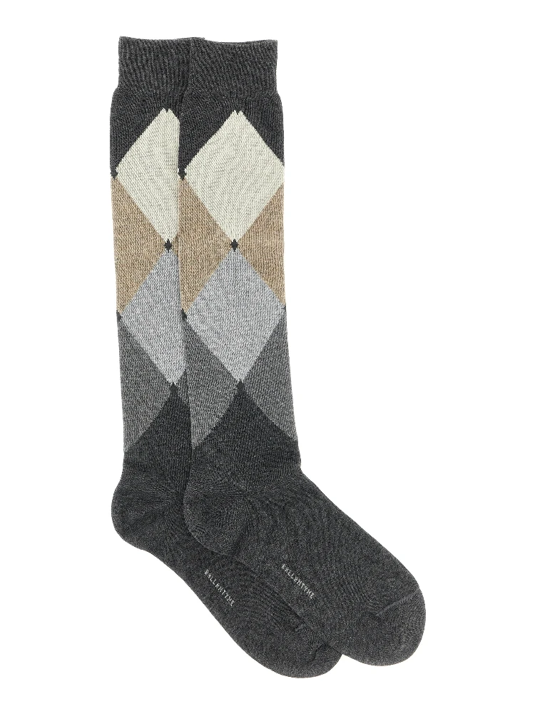 Gray Cotton Socks