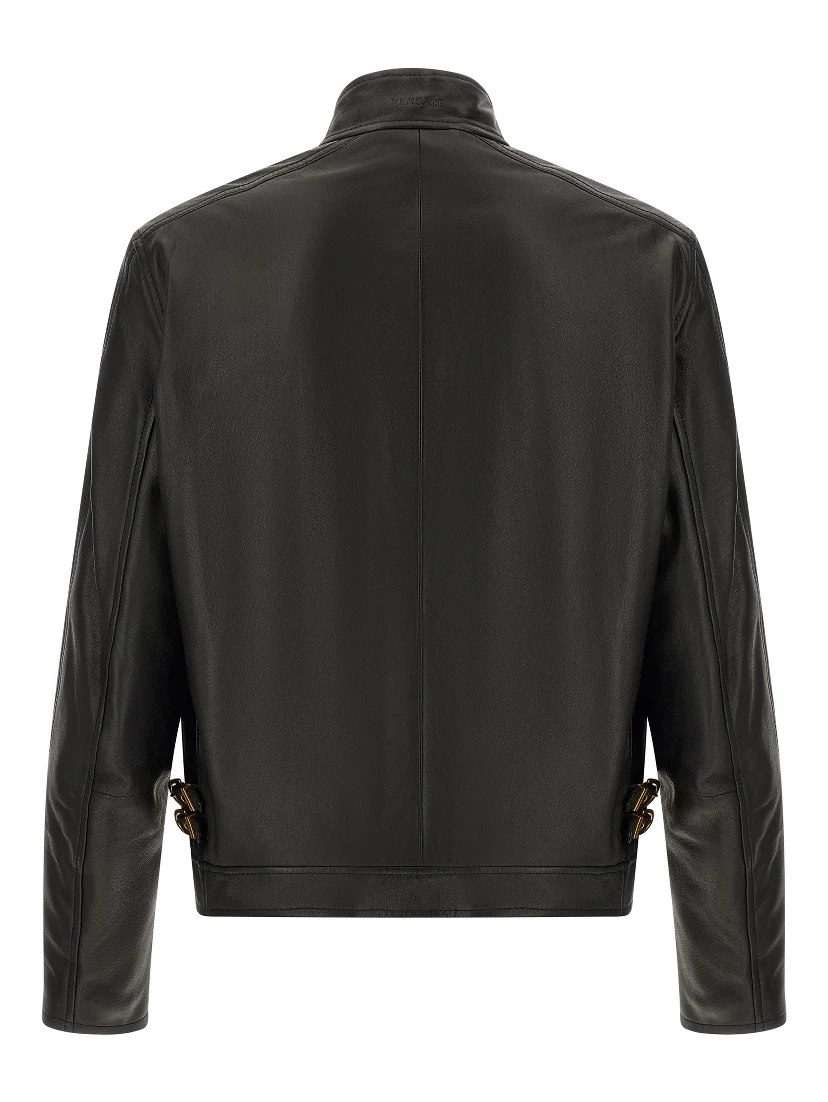 Black Lamb Leather Leather Jacket