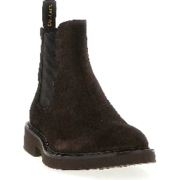 Brown Calfskin Chelsea Boots
