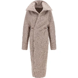 Multicolor Marabou Coat