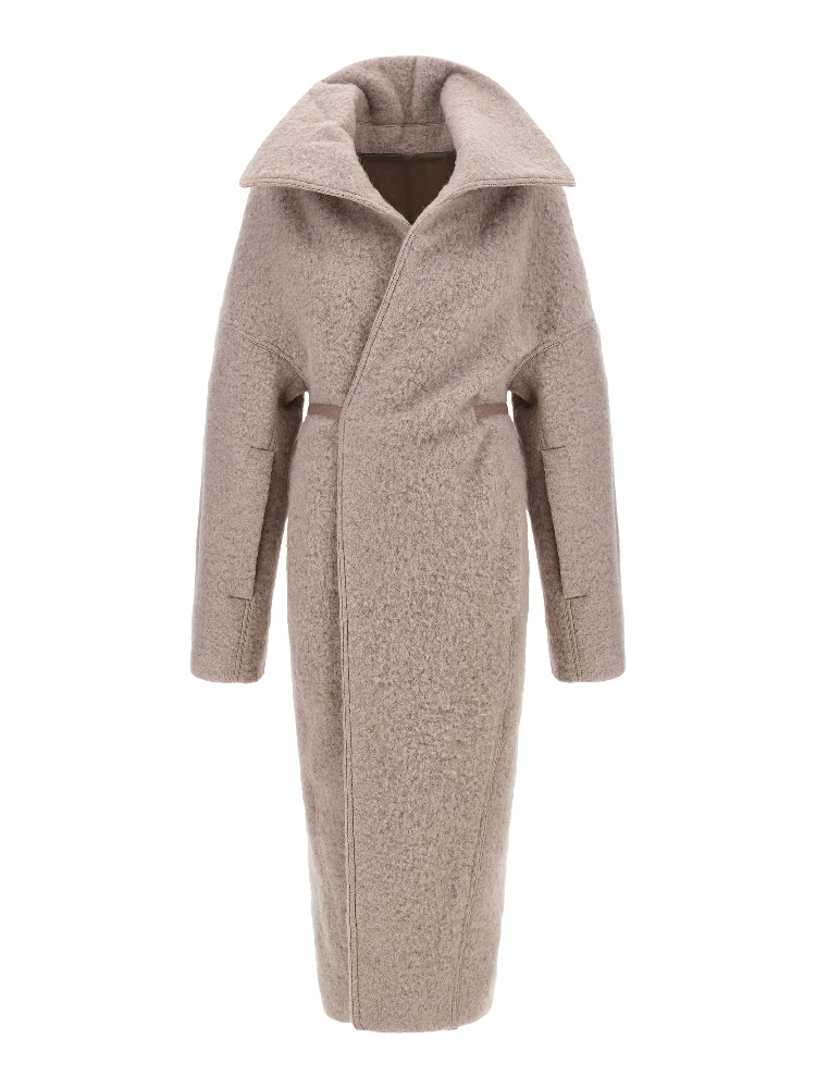 Multicolor Marabou Coat
