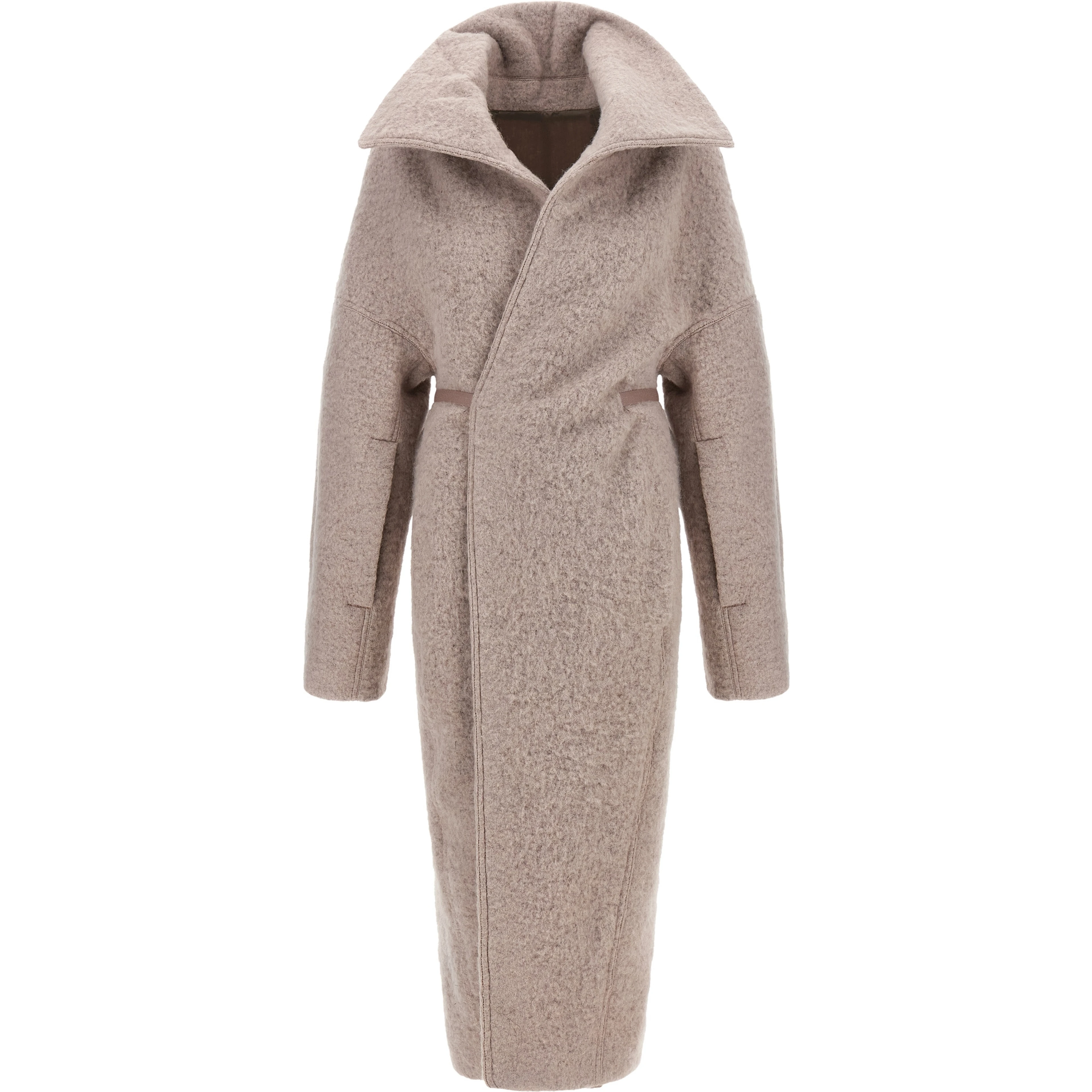 Multicolor Marabou Coat
