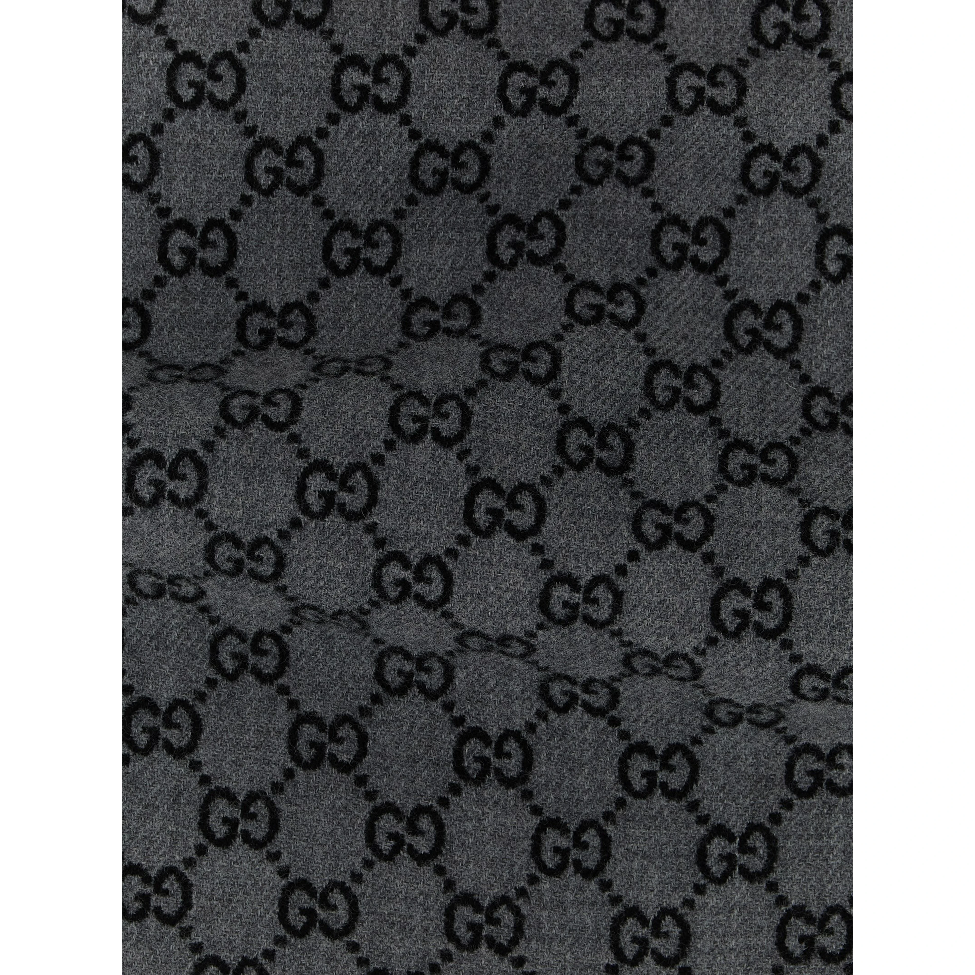 Gray Wool Scarf