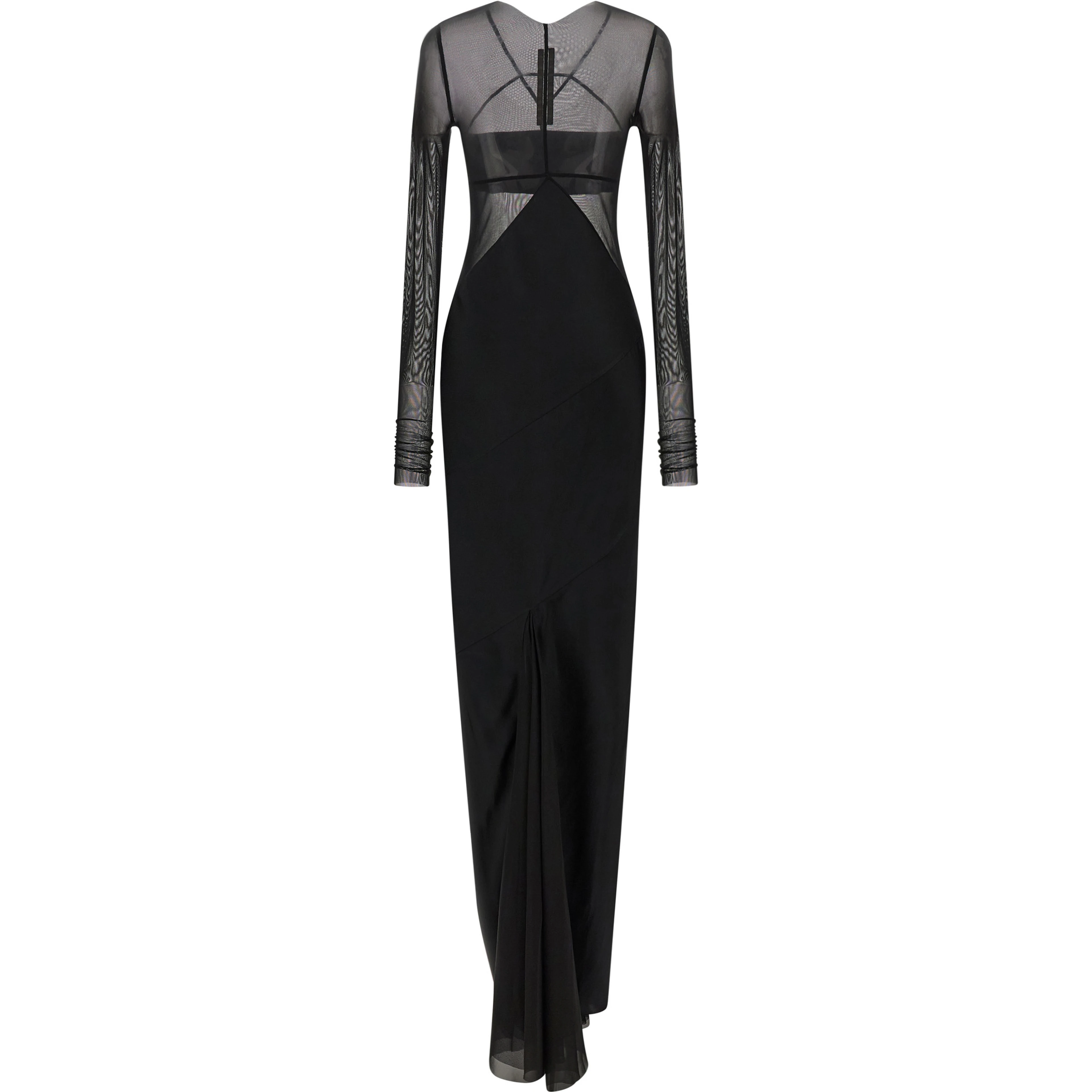 Black Nylon Long Dress
