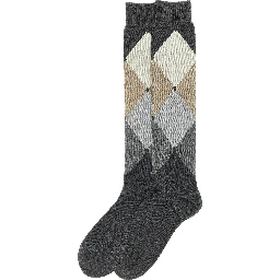 Gray Cotton Socks