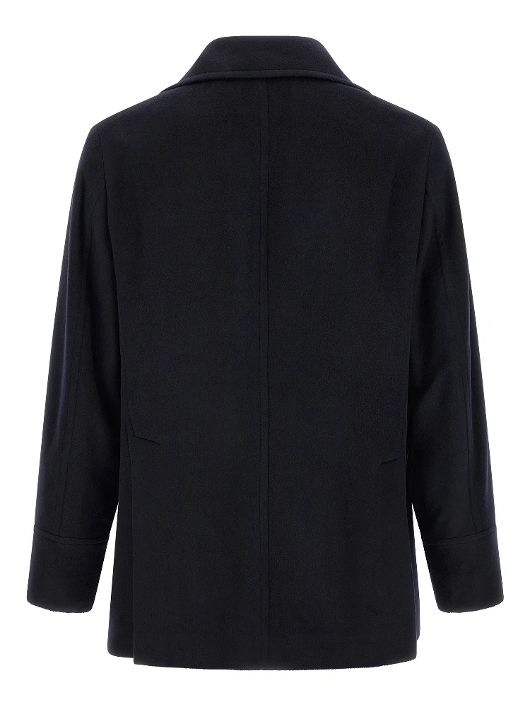 Blue Virgin Wool Coat alternative